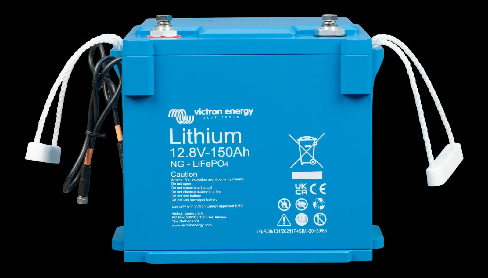 Batterie lithium Victron Energy LiFePO4 Smart NG 12V 150Ah — système d’énergie embarquée pour voilier.